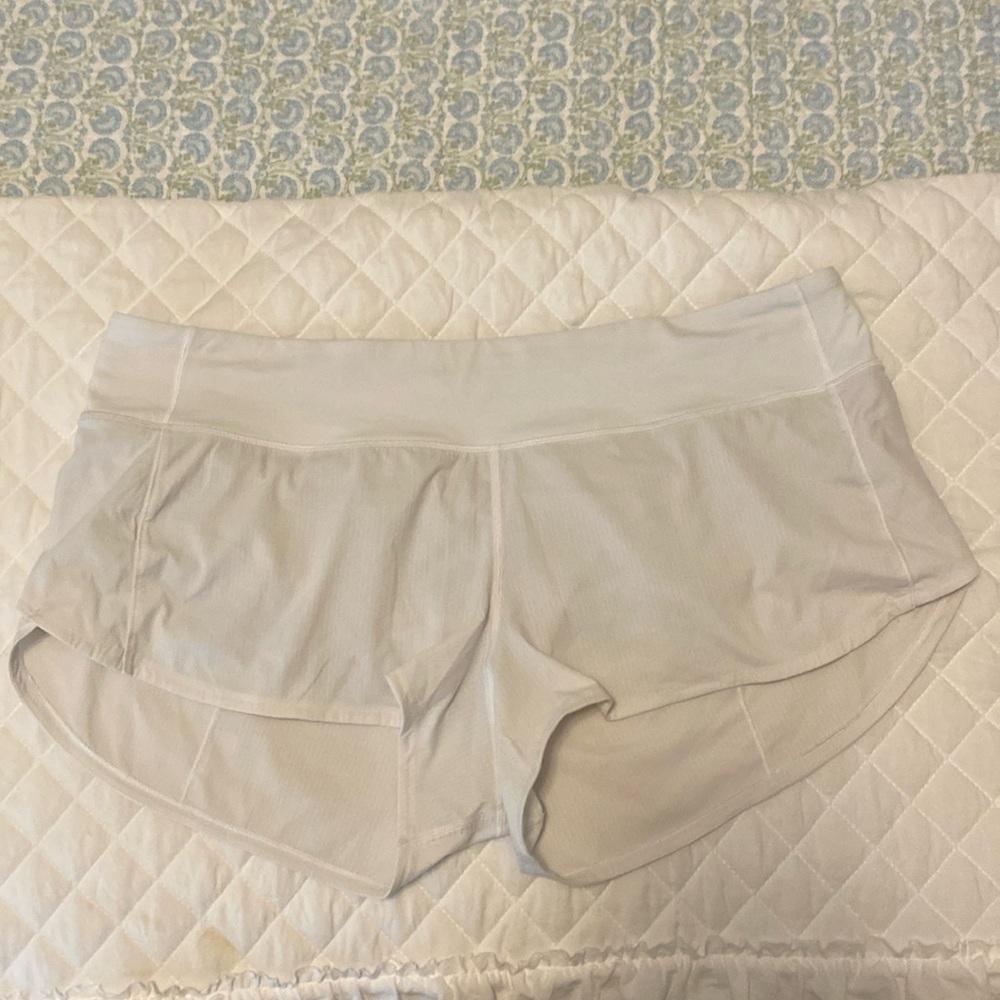 Lululemon Low Rise Speed Ups White